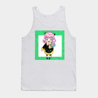 anya and chimera chan ecopop anime of spies art Tank Top